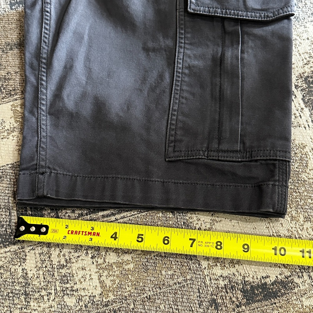 Carhartt Cargo Shorts Mens 30 Grey Charcoal NEW Rugged Flex Rigby Relaxed 103542 - Picture 7 of 9